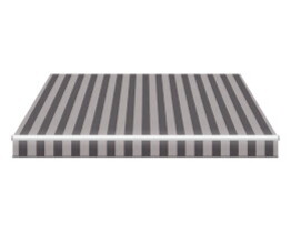 Dryžuotas kiemo tento baldakimas