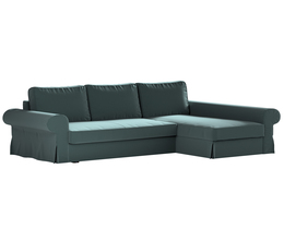 „Backabro“ sofa-lova su šezlongo užvalkalu