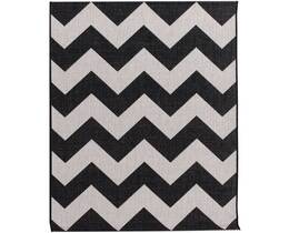 Dywan Modern Chevron juoda/smėlio spalvos160x230cm