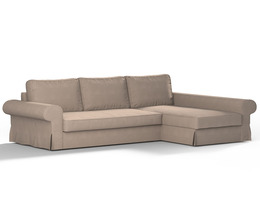 „Backabro“ sofa-lova su šezlongo užvalkalu