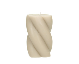 Świeca Camila 14cm smėlio spalvos