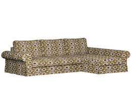 „Backabro“ sofa-lova su šezlongo užvalkalu
