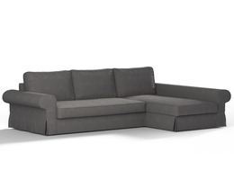 „Backabro“ sofa-lova su šezlongo užvalkalu