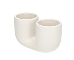 Wazon Minestra 12 cm baltas