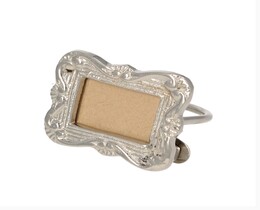 Obrączka na serwetkę Silver Frame