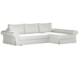 „Backabro“ sofa-lova su šezlongo užvalkalu