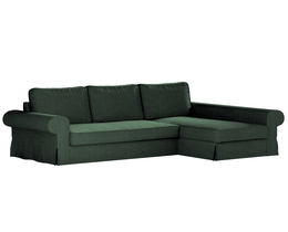 „Backabro“ sofa-lova su šezlongo užvalkalu