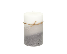 Świeca Lucia 14cm marmurinis pilkas
