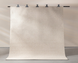 Dywan Solaro lininis pilkas 200x290 cm