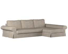 „Backabro“ sofa-lova su šezlongo užvalkalu