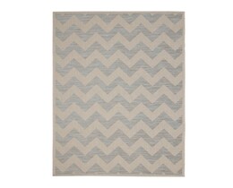„Dywan Modern Chevron“ smėlio/ledo mėlynumo spalvos užvalkalas, 160 x 230 cm