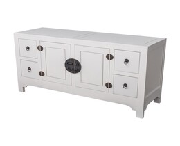Komoda Modern 137x45x76cm balta