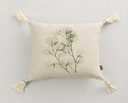 Pagalvėlės užvalkalas pagalvei „Eucalyptus Tassel“, 45x45 cm