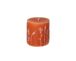 Świeca Giulia 9cm oranžinė