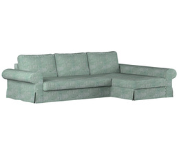 „Backabro“ sofa-lova su šezlongo užvalkalu