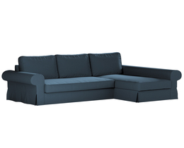 „Backabro“ sofa-lova su šezlongo užvalkalu