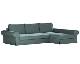 „Backabro“ sofa-lova su šezlongo užvalkalu