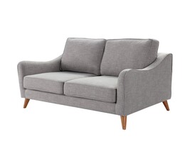 Sofa Venuste pilkos spalvos lininė 2-vietė