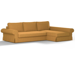 „Backabro“ sofa-lova su šezlongo užvalkalu