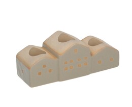 Świecznik Hauses 13x5x7cm smėlio spalvos