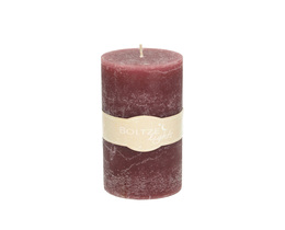 Świeca Lea 15 cm bordo spalvos