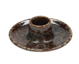 Świecznik Vienvietis 9x6cm rudas