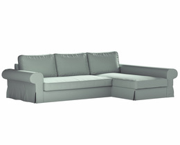 „Backabro“ sofa-lova su šezlongo užvalkalu