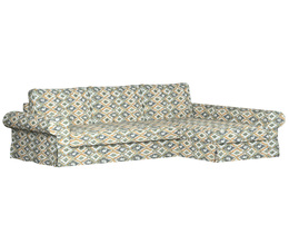 „Backabro“ sofa-lova su šezlongo užvalkalu