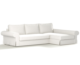 „Backabro“ sofa-lova su šezlongo užvalkalu