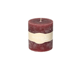Świeca Lea 10 cm bordo spalvos