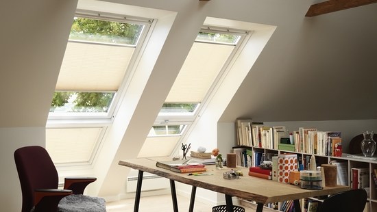 VELUX Plisuotos žaliuzės