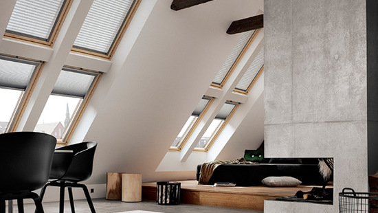 VELUX Plisuotos žaliuzės