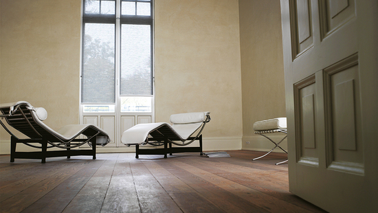 Be gręžimo vidinės žaliuzės