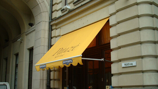 Išorinės balkono markizės