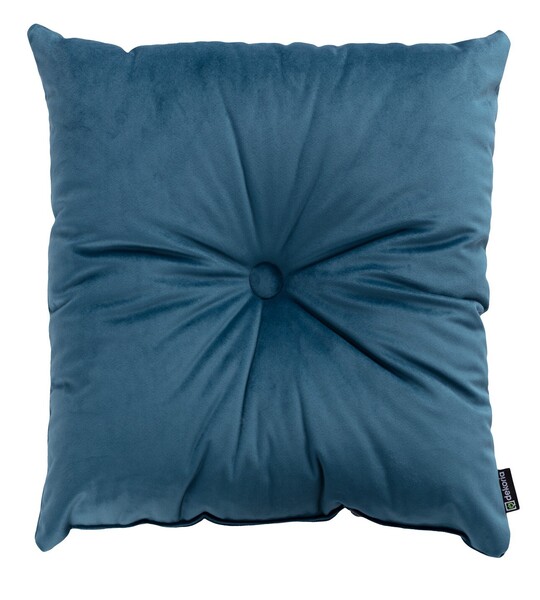 Square Velvet Cushion with Button