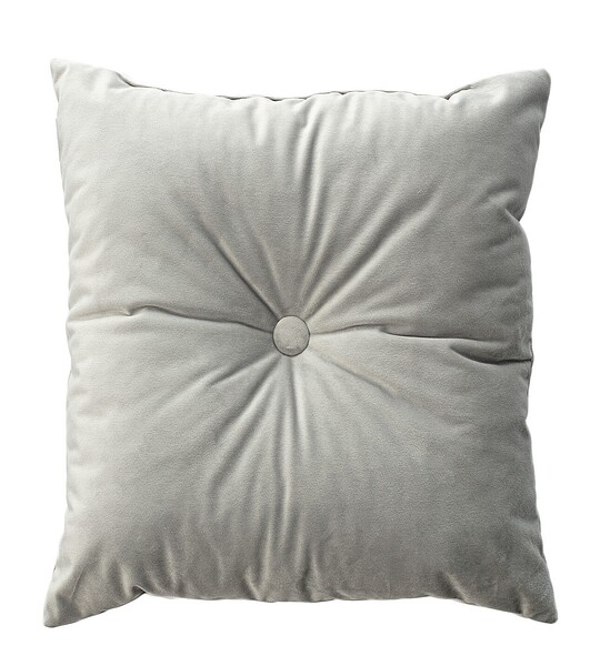 Square Velvet Cushion with Button