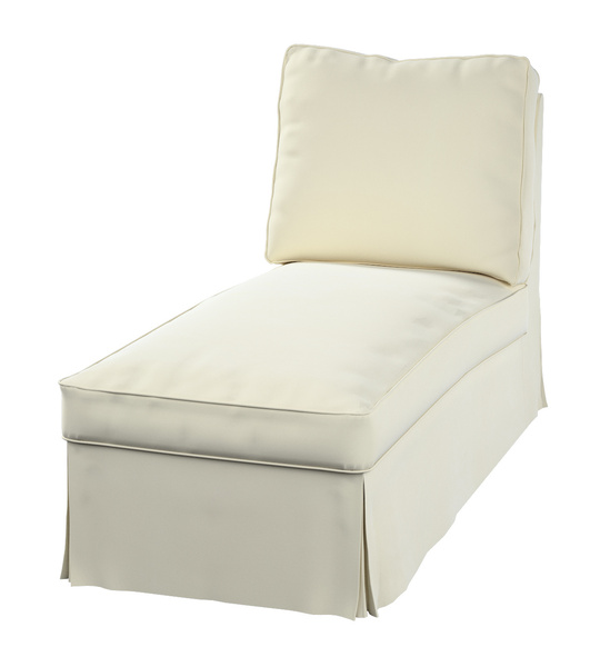 Chaise longue cover Ektorp freestanding straight back