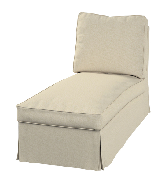 Chaise longue cover Ektorp freestanding straight back