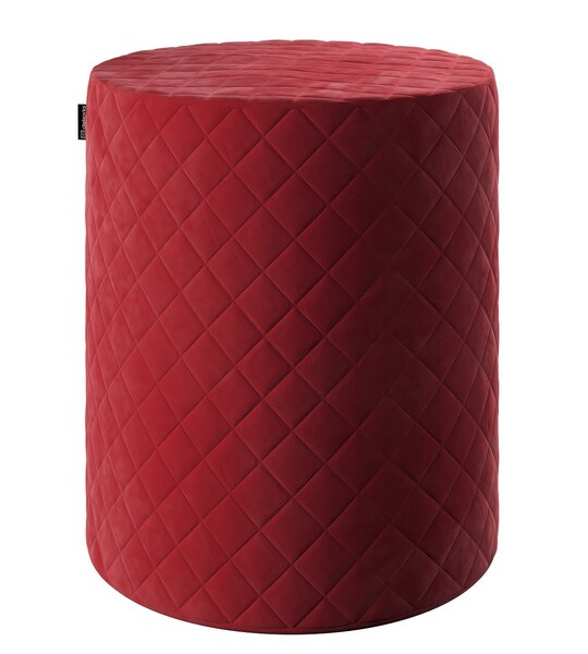 Quilted Barrel Pouffe