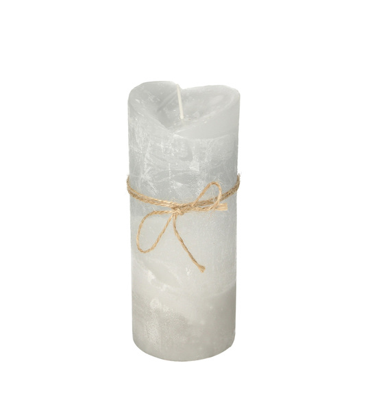 Świeca Dorotea 15 cm grey cristal