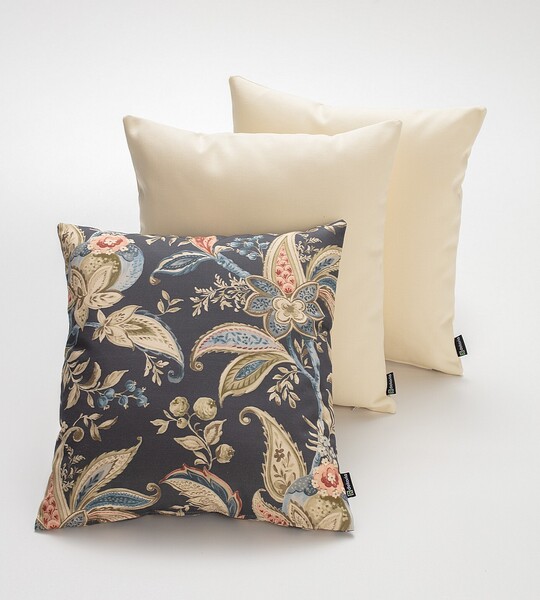 Set cushion covers 3 pcs Cotton Panama 07