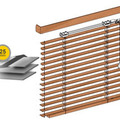 Bamboo blinds 25mm with a rope ladder