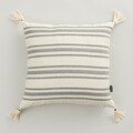 Cushion cover for cushion Linea Graphite Tassel 45x45 cm