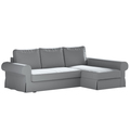 Backabro sofa Bed with Chaise Longue Cover