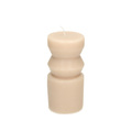 Świeca Cornelia 14cm beige
